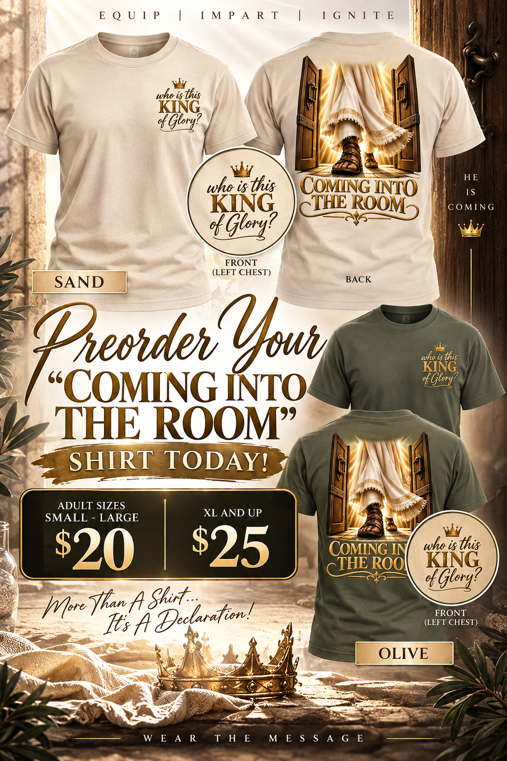 Coming Into The Room Conference Tshirt